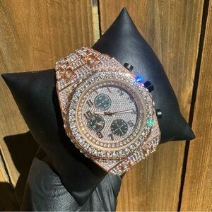 Luxury Gold and Silver Men's Watch